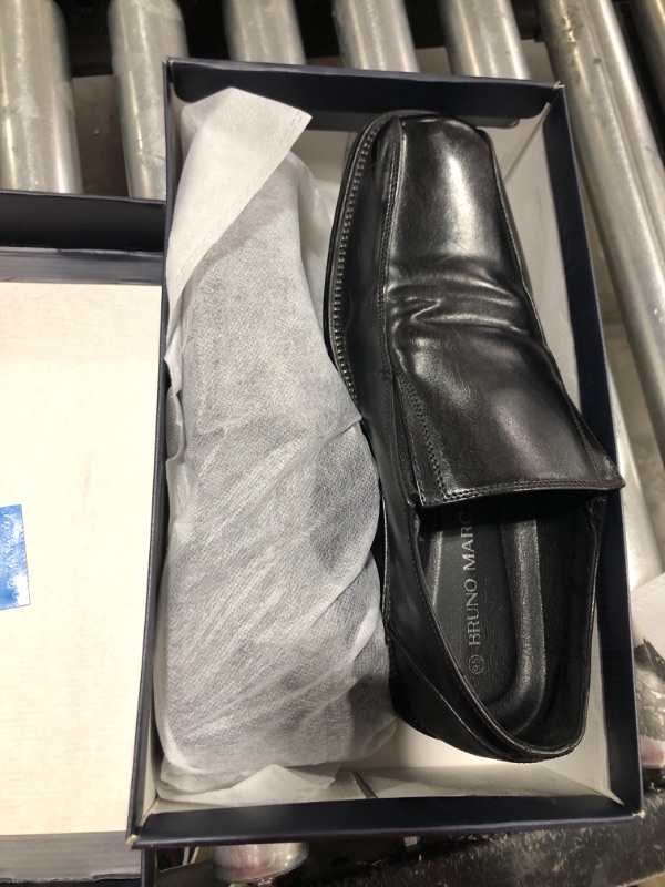 Photo 2 of Bruno Marc Men's Leather Lined Dress Loafers Shoes 9.5 1-black
SIZE 9.5