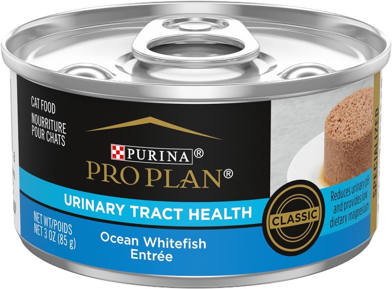 Photo 1 of Purina Pro Plan Urinary Tract - (24) 3 oz. Pull-Top Cans Classic Ocean Whitefish 3 Ounce (Pack of 24) exp 01/2026