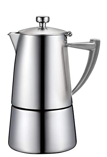 Photo 1 of Cuisinox Roma 6-cup Stainless Steel Stovetop Moka Espresso Maker

