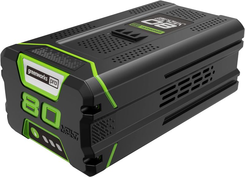 Photo 1 of Greenworks PRO 80V 4.0Ah Lithium-Ion Battery ((Genuine Greenworks Battery / 75+ Compatible Tools)
