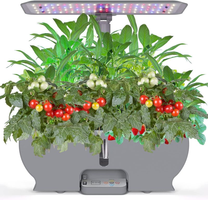 Photo 1 of Wattne 9Pods Hydroponics Growing System with LED Grow Light for Home Kitchen, Adjustable (7-23 inches) Height, Automatic Timer Germination Kit for Vegetables & Fruits
