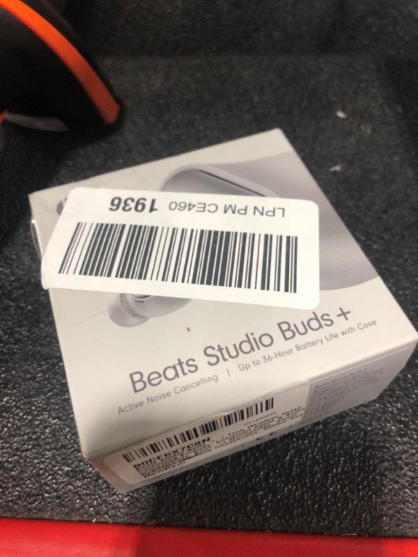 Photo 1 of Beats Studio Buds + | True Wireless Noise Cancelling Earbuds, Enhanced Apple & Android Compatibility, Built-in Microphone, Sweat Resistant Bluetooth Headphones, Spatial Audio - Cosmic Silver Cosmic Silver Studio Buds + Without AppleCare+