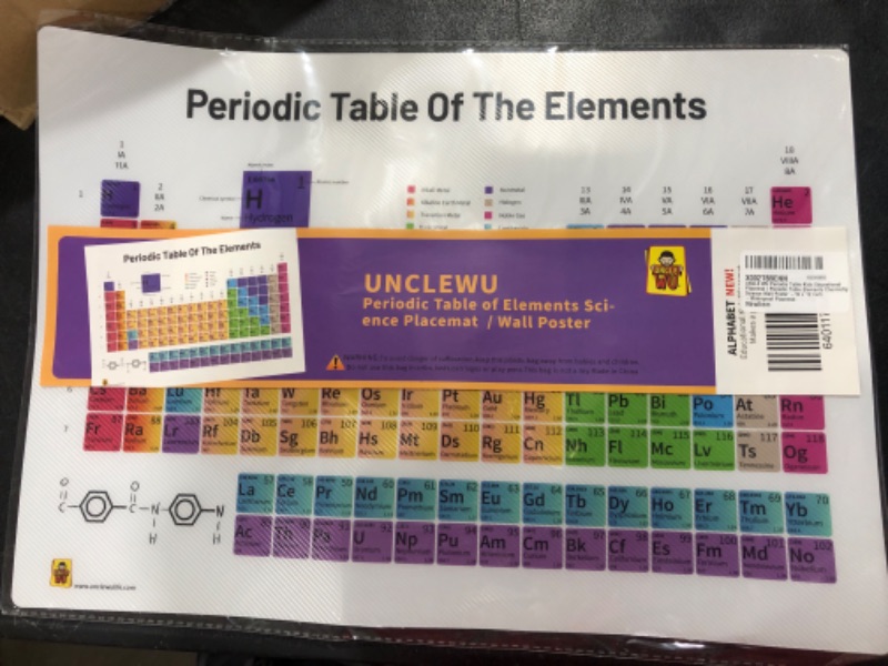 Photo 1 of Periodic Table Of Elements chart 