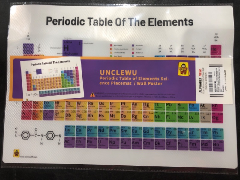 Photo 1 of Periodic table Of Elements chart  