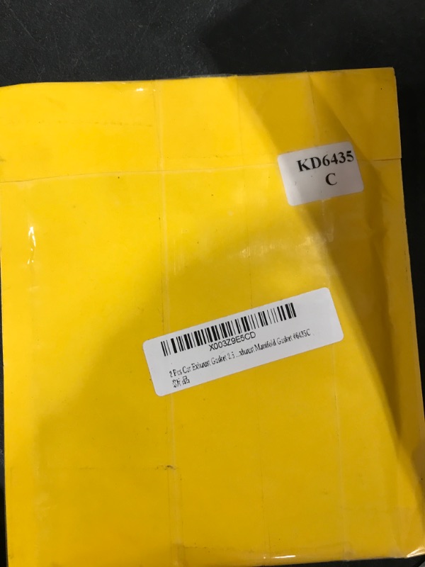 Photo 2 of 2 Pcs Car Exhaust Gasket 2.5 inch 3-Bolt Exhaust Flange Gasket Replacement Standard Exhaust Manifold Gasket #6435C 2.5"-3 Holes