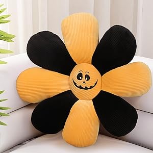 Photo 1 of Sioloc Flower Pillow, Decorative,Flower Shaped Throw Pillow Cushion Floor Pillow,Orange Decorations & Plush Pillow(15.7'')
