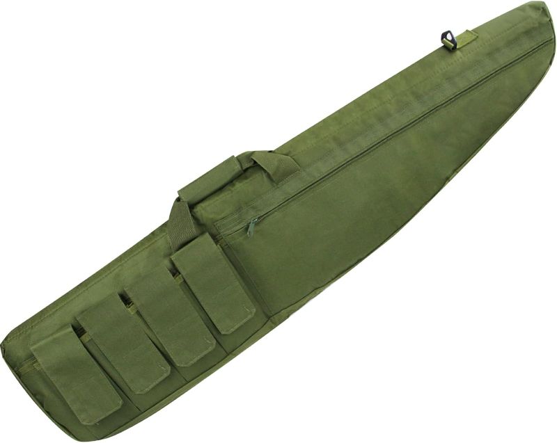 Photo 1 of Black LOOGU Shotgun and Rifle Case Soft Gun Case Gun Carry Bag Tactical Accessory Bags With Padded Handle --- STOCK PHOTO FOR REFERENCE ONLY --- BLACK