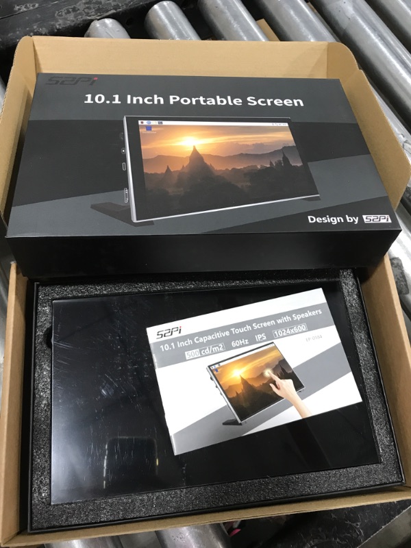 Photo 2 of GeeekPi 10.1 Inch Capacitive Touchscreen for Raspberry Pi, 1024x600 IPS LCD Display with Dual-Speaker, HDMI Portable Monitor for Raspberry Pi 5/Pi 4B/3B+/3B/B+/Zero/400, Win11/10/8/7, Free-Driver 10.1 inch Touch