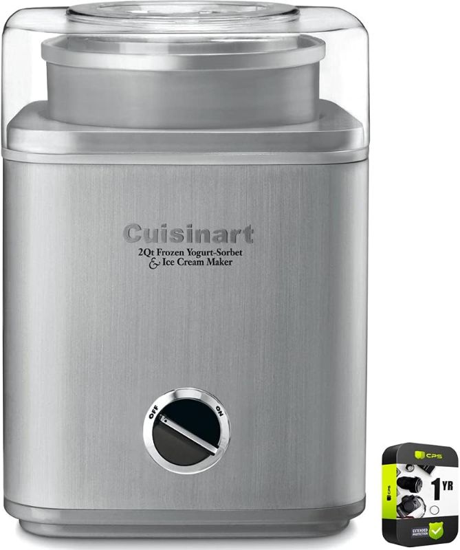 Photo 1 of Cuisinart ICE-30BCP1 Pure Indulgence 2-Quart Ice Cream and Sorbet Maker - Brushed Metal
