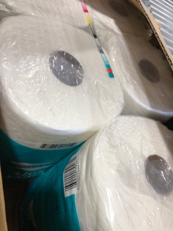 Photo 2 of Angel Soft Super Mega Toilet Paper, 6 Super Mega Rolls - 3 Pack