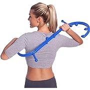Photo 1 of Body Back Buddy Classic USA Made Handheld Massage Cane - Full Body Trigger Point Tool for Deep Tissue Pain Relief - Dual Hooks for Back, Shoulder, Neck - (2.0 Blue)
