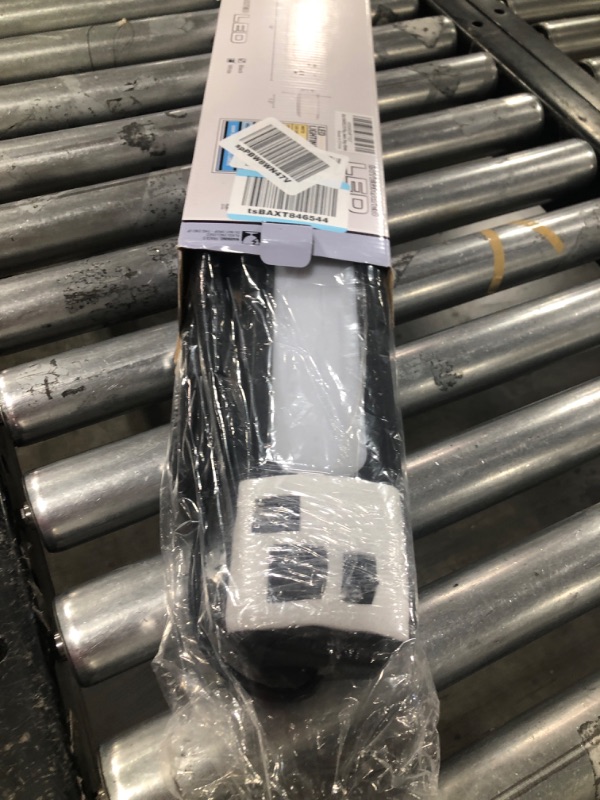 Photo 1 of Plug-in Under Cabinet Lighting, 1000LM Led Under Counter Light with 5ft Corded, 2USB Port, 110volt 3-Prong Power Outlet, 3K/4K/5K High/Low Switch for Garage, Workbench, Shop, Kitchen