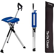 Photo 1 of Ta-Da Chair Series 2- Portable Walking Stick, Cane with Seat, Foldable Chair, Hiking Stick, for Camping, Hiking, Lightweight Aluminum, Easy Carry, Anti-Slip
