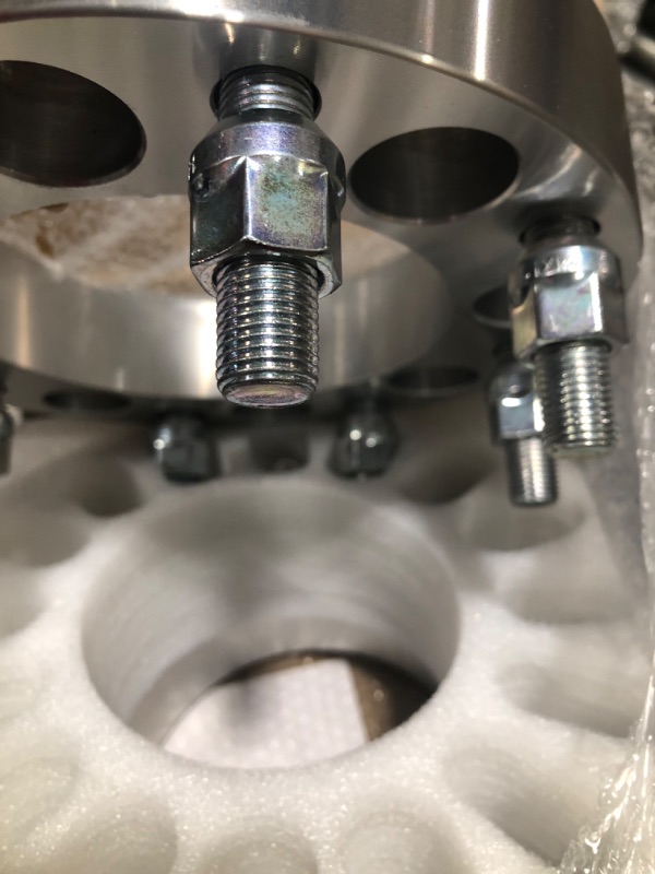 Photo 3 of Customadeonly 8x6.5 to 8x180 Wheel Adapters (4pcs 1.5" Thick) Center Bore 126mm m14x1.5 Studs -Allow 8x6.5 Hub to Use 8x180 Wheel, 8x165.1 to 8x180 Spacers -Trimming Factory Studs May Required 1.5" (4pc)