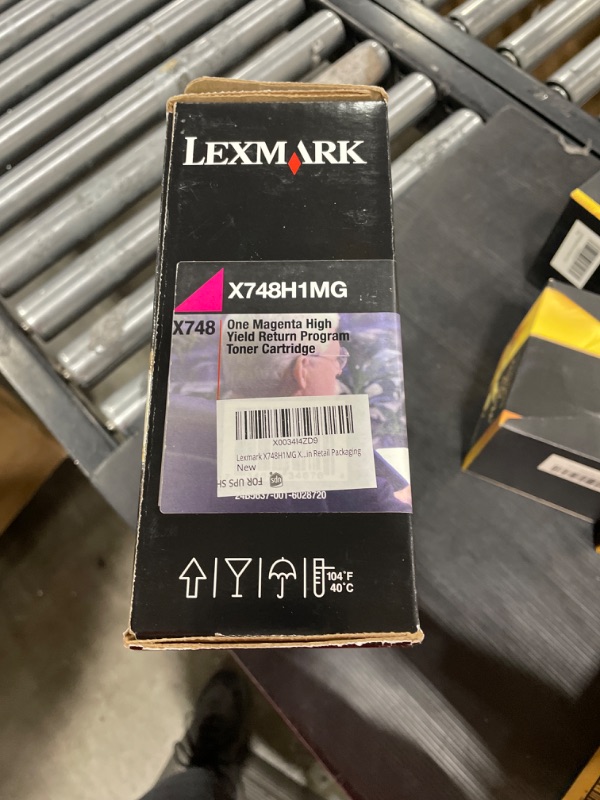 Photo 2 of Lexmark X748H1MG X748 Toner Cartridge (Magenta) 