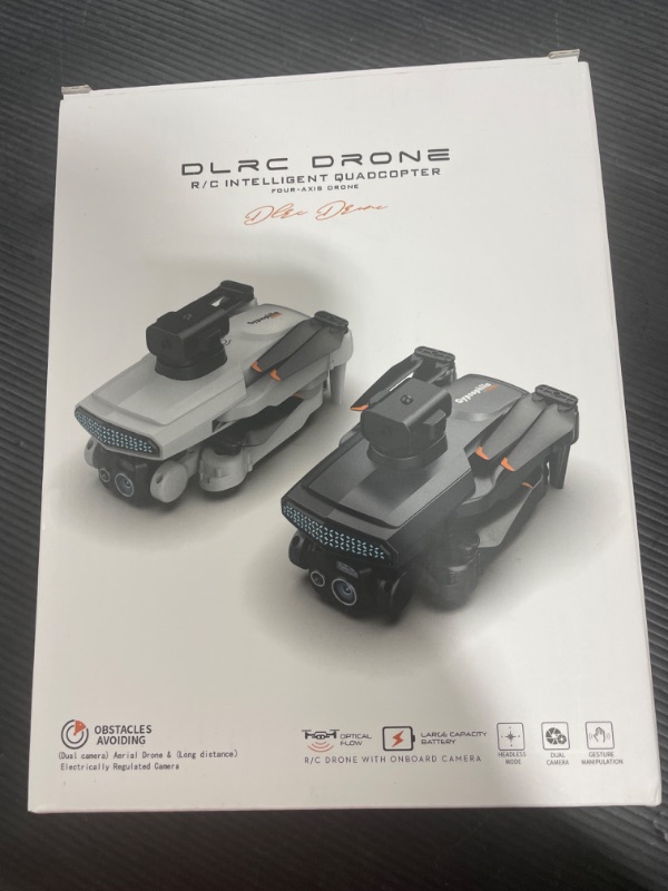 Photo 1 of Drone, Foldable Remote-controlled Quadcopter, with HD Electronically Adjustable Lens, Toys Gifts for Kids, Adults, Beginner, Dual Camera Dual Battery