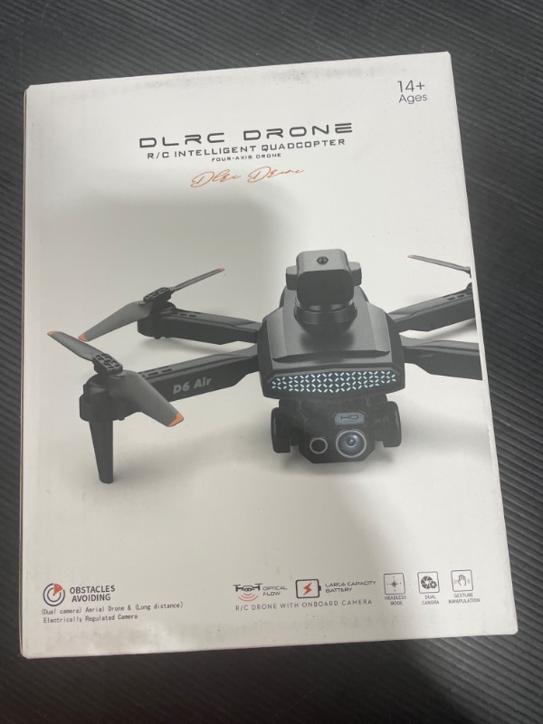 Photo 1 of Drone, Foldable Remote-controlled Quadcopter, with HD Electronically Adjustable Lens, Toys Gifts for Kids, Adults, Beginner, Dual Camera Dual Battery