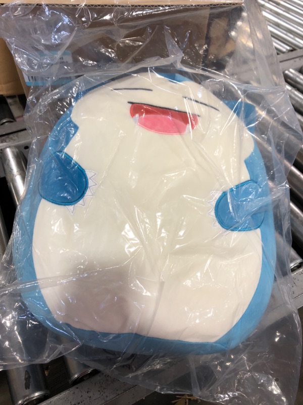 Photo 2 of Squishmallows Pokemon 14-Inch Snorlax Plush - Add Snorlax to Your Squad, Ultrasoft Stuffed Animal Large Plush, Official Jazwares Plush