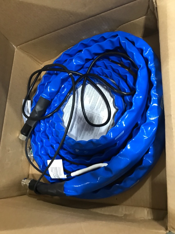 Photo 2 of Camco Heated Drinking Water Hose, - 20° F, 25-Foot, 5/8-Inch ID 25' Cold Weather (Freeze Protection to - 20?F) Standard Packaging