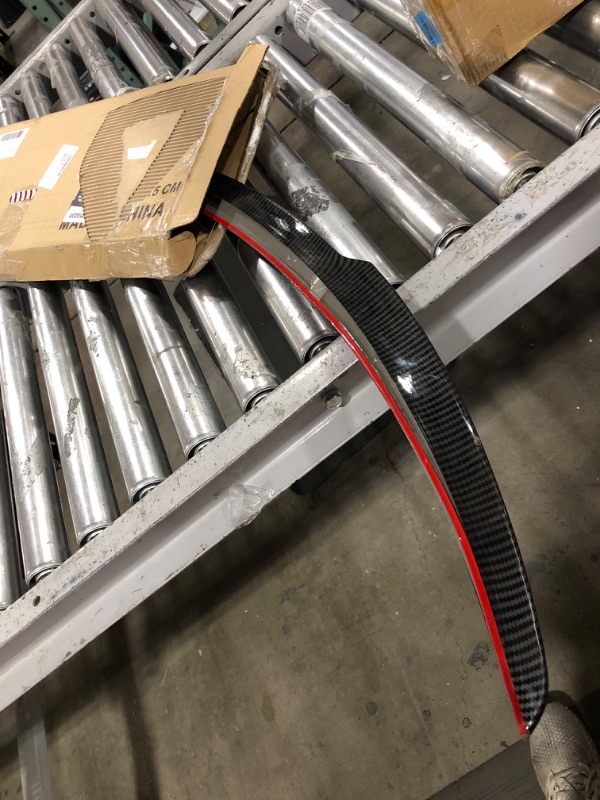 Photo 1 of TESACC for Tesla Model Y Rear Spoiler Original Trunk Wing ABS for 2020-2023 Tesla Model Y Rear Trunk Spoiler Lip Tail Wing Rear Trunk Lid Model Y Accessories (OEM Spoiler,Glossy Carbon Fiber)…