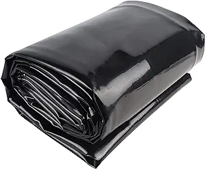 Photo 1 of 10 x 15 FT Pond Liner, 20 Mil Fish Pond HDPE Liner, Pond Liners for Outdoor Ponds, Koi Ponds, Garden Fountain, Waterfall