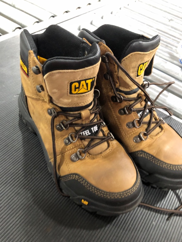 Photo 1 of CAT STEEL TOE BOOT SZ 8 