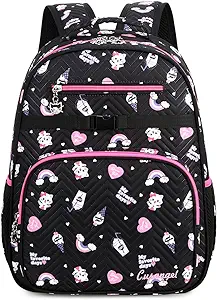 Photo 1 of Cusangel Toddler Backpack for Girl Cute Multi-Compartment Kids Backpacks for Girls,Lightweight & Durable Backpack for Girls