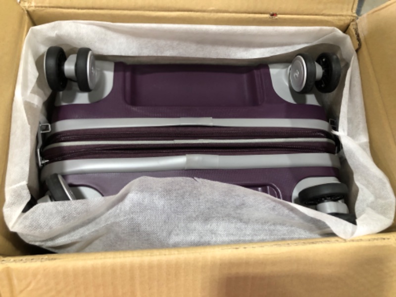 Photo 2 of Samsonite Freeform Hardside Expandable with Double Spinner Wheels, Carry-On 21-Inch, Amethyst Purple Carry-On 21-Inch Amethyst Purple