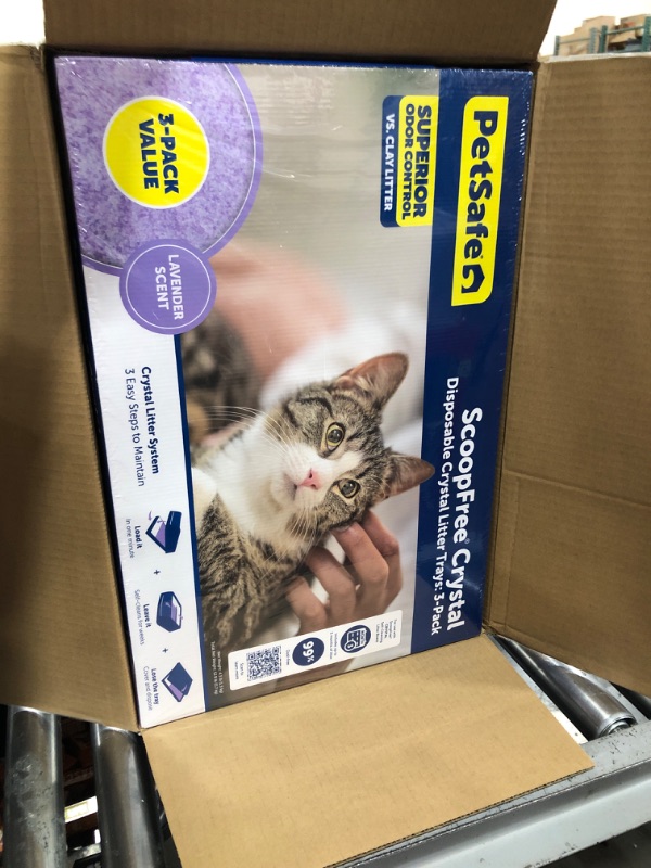 Photo 2 of PetSafe 3 Pack Lavender Cat Refill Litter Tray