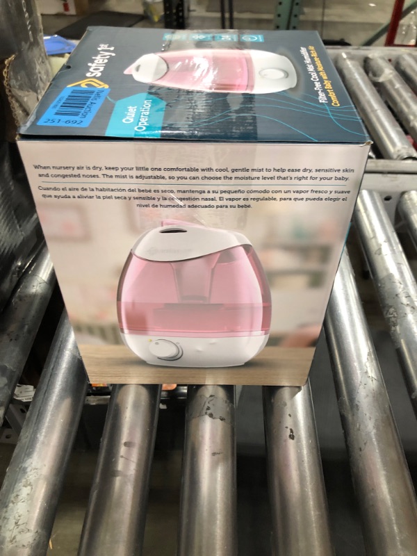 Photo 3 of Safety 1st Filter Free Cool Mist Humidifier, Pink, Pink