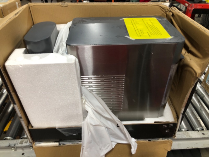 Photo 2 of GE Profile Opal | Countertop Nugget Ice Maker w/ 1 gal sidetank | 2.0XL Version | Ice Machine with WiFi Connectivity | Stainless Steel Opal 2.0+XL Side Tank Stainless Steel