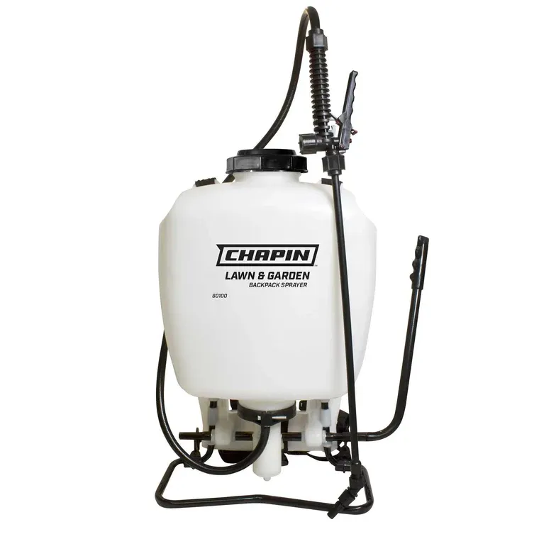 Photo 1 of Chapin 60100: 4-gallon Home & Garden Manual Backpack Sprayer for Fertilizers, Herbicides and Pesticides
