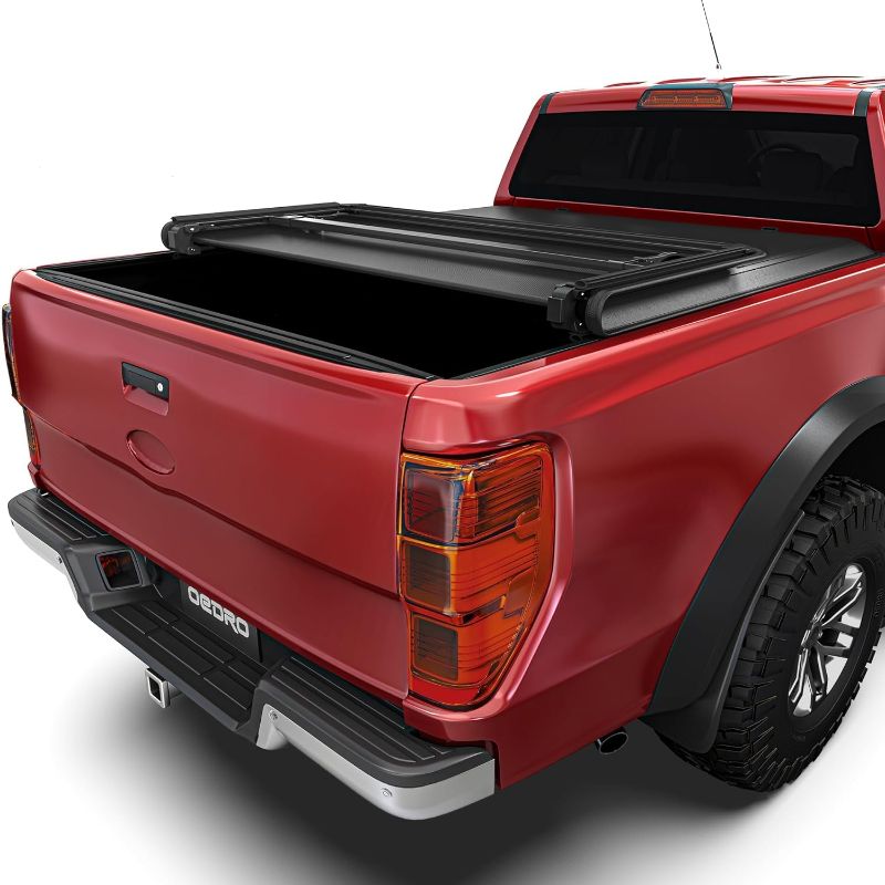 Photo 1 of oEdRo Truck Bed Tonneau Cover Soft Tri-fold Compatible with 2019-2024 Ford Ranger 5 Feet Bed
