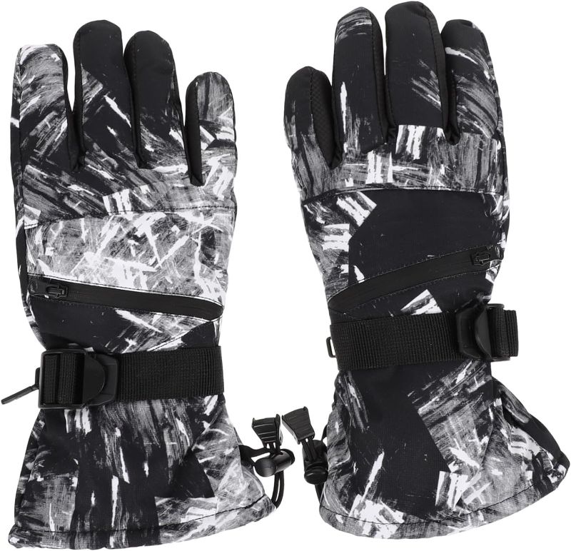 Photo 1 of ABOOFAN 1pair Gloves Guantes De Gym para Hombres Work Glove Winter Ski Mittens Winter Mittens UNKNOWN SIZE 