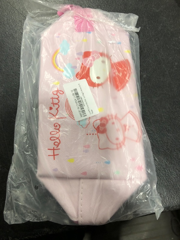 Photo 2 of Cartoon Kitty Makeup Bag Kitty Cosmetics Case Anime Zipper Pouch Travel Bag Pouch Bag for Women Girl-9 bag-09