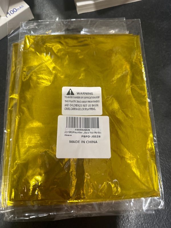 Photo 1 of JOYYPOP 40 Inch Gold Number Balloons Foil Large Helium Number 6 Balloon for Birthday Anniversary Graduation Baby Shower Party Decorations