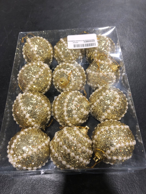 Photo 1 of 12 PCS GOLD ORNAMENTS 