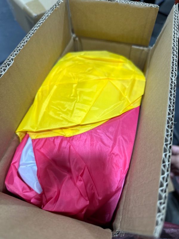 Photo 1 of 9 FT Easter Inflatables Archway Outdoor Decorations Spring Bunny with Chicken and Colorful Egg Archway with LED Lights Blow Up Yard Decoration for Outdoor, Home, Garden, Lawn, Holiday Party Rabbit Archway