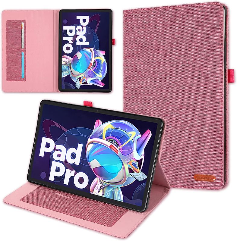 Photo 1 of Case for Lenovo Tab P11 Pro 2nd Gen Tablet 11.2 Inch 2022,Ultra Slim Lenovo Tab P11 Pro Gen 2 11.2 Case Cover (TB-132/TB-138F) with Stand Hard Cover TPU Bumper Protective Case (Rose red)
