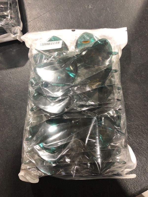 Photo 2 of DARK GREEN HEART SUNGLASSES 24PCS PARTY FAVORS 