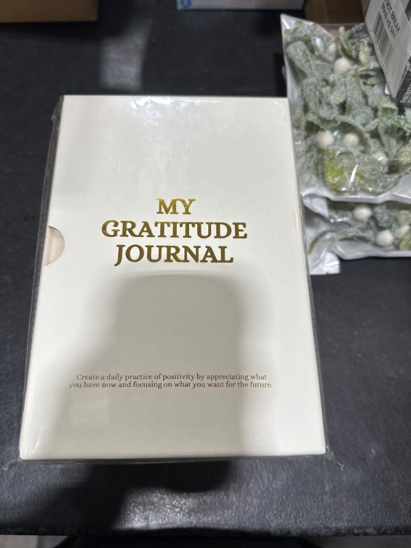 Photo 2 of My Gratitude Journal: Daily Guided Gratitude Journal for Women & Men - 5 Minute Journal for More Happiness, Positivity & Self Care - A5 Hardcover Linen with Ivory Paper Beige Linen