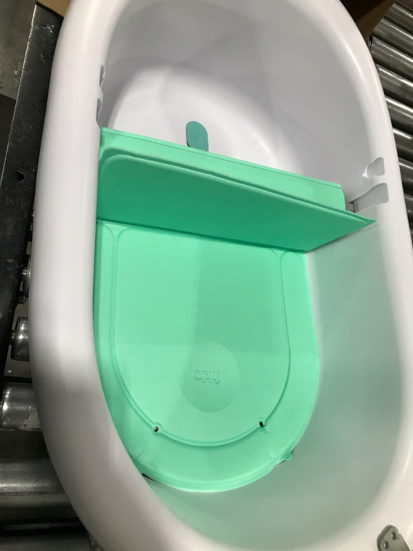 Photo 2 of 4-in-1 Grow-with-Me Bath Tub by Frida Baby Transforms Infant Bathtub to Toddler Bath Seat with Backrest for Assisted Sitting in Tub