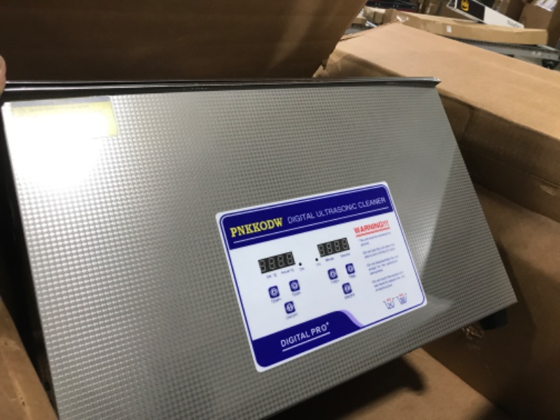 Photo 1 of PNKKODW Professional Ultrasonic Cleaner 6.5L Lab Sonic Cleaner with Digital Heater and Timer, Ultrasonic Parts Cleaner for Jewelry Tool Watch Glasses Small Parts Denture Instrument Cleaning