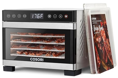 Photo 1 of COSORI Food Dehydrator for Jerky, 176°F Temperature Control, 5 Stainless Steel Trays Dryer Machine, 4 Presets, 48H Timer, for Dog Treats, Meat, Fruit
