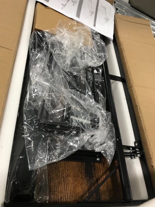 Photo 1 of TOPSKY Adjustable Under-Desk Keyboard Tray, 26.8”x11” Pull Out Keyboard and Mouse Tray with Tilted Mechanism and C Clamp for Home and Office (Rustic Brown)