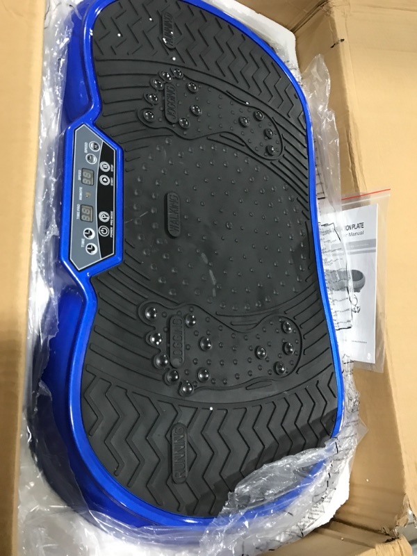 Photo 1 of Bigzzia Vibration Plate Exercise Machine 10 Modes Whole Body Workout Vibration Fitness Platform w/ Loop Bands Jump Rope Bluetooth Speaker Home Training Equipment for Weight Loss & Toning