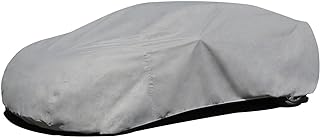 Photo 1 of Budge Lite Car Cover Dirtproof, Scratch Resistant, Breathable, Dustproof, Car Cover Fits Sedans up to 200", Gray Size 3: Fits Sedans up to 16'8"