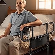 Photo 1 of 2024 New Bed Rails for Elderly Adults - Upgraded Adjustable Heights & Extendable Bed Side Rail, Foldable Bed Assist Bar, Heavy Duty for Senior & Surgery Patients, Fits King, Queen, Full, Twin
