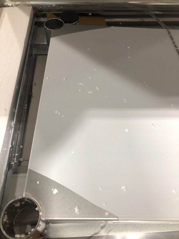 Photo 1 of Profeeshaw Stainless Steel Prep Table NSF Commercial Work Table with Backsplash and Undershelf for Kitchen Restaurant 24×30 Inch 24''x30''