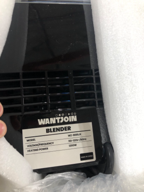 Photo 1 of Wantjoin Professional Grade Blender - Soundproof & Quiet Commercial Blenders, Removable Shield, 2000W Watte, 67 Oz Capacity - Perfect for Kitchen, Fruits, Shakes, Smoothies, and Frozen Drinks(Black) https://a.co/d/7elQKqu